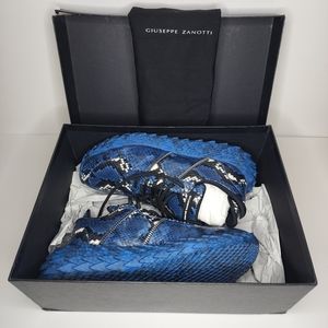 Giuseppe Zanotti Urchin Men's low top sneaker, blue black white